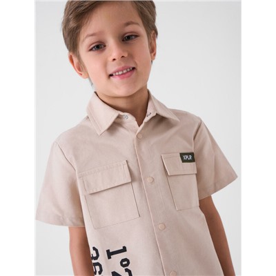 Комплект текстильный для мальчиков: рубашка, шорты