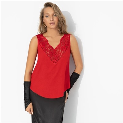 Топ в бельевом стиле, Момент откровения (цвет страсти, нью)