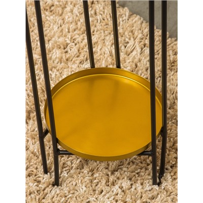 Кашпо на подставке «Хани», 18×18×91.5 см, железо