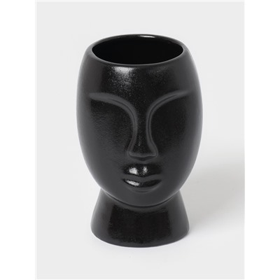 Аксессуары для ванной SAVANNA «Вуду», 3 предмета, мыльница, дозатор для мыла, стакан, чёрные