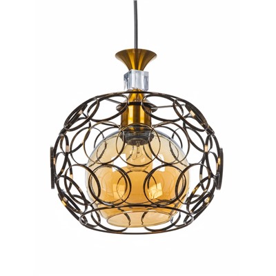 Светильник Melanie 1×40 Вт Е27 латунь 23×23×25 см