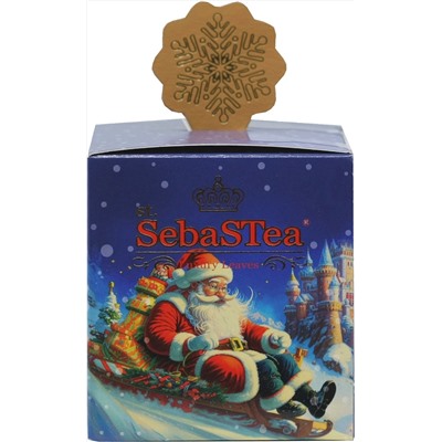 SebaSTea. Новый год. Ассорти-мини. Санта с подарками карт.упаковка, 15 пак.