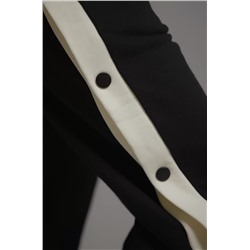 Брюки для девочки с заклепками из футера Happyfox