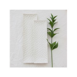 Блюдо сервировочное «Воздушность», 35.5×10.5×2.5 см, керамика, цвет белый