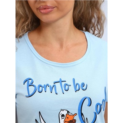 Сорочка "Агнесс" (Голубой)