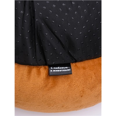 Лежанка для животных, 50×45 см, коричневая