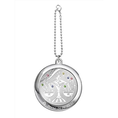 Jardin D'ete Сувенирное компактное зеркало знаки зодиака, Весы, Ø 5,7 см 8566