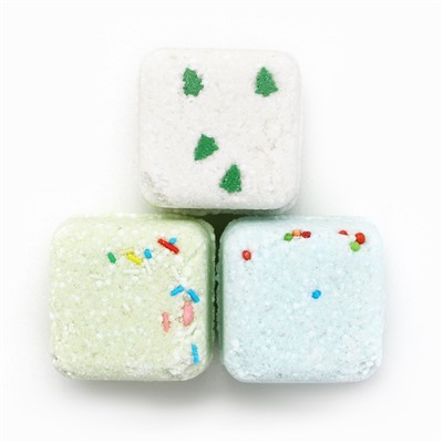 Бомбочки для ванны с добавками «Яркого Нового года», 3×70 г, аромат пряности, Чистое счастье