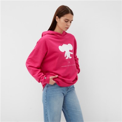 Толстовка женская KAFTAN «Чебурашка», размер 48-50, розовый