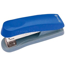 Степлер "Attomex" 24/6&26/6 (мощность 25 листов, глубина скрепления 56 мм) пластиковый, синий