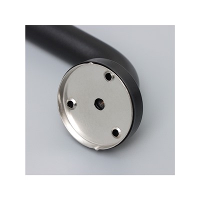 Поручень для ванны антискользящий Stölz, 43.5×7×5.5 см, нержавеющая сталь, чёрный