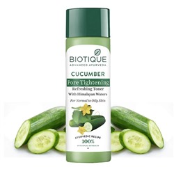 Biotique Cucumber Pore Tightening Toner / Биотик Огуречный Тоник Сужающий Поры 120 мл