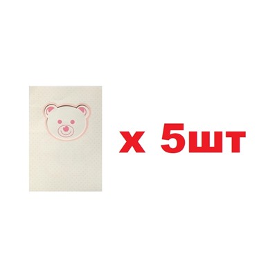 Chicco Открытка розовая 5шт