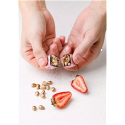 Кедровое золото с Клубникой и Шампанским  / 85 г / 100% кедровый орех / ТМ Сибирский кедр