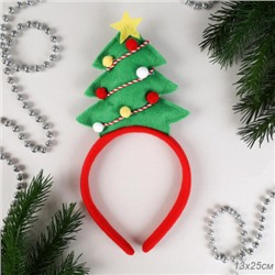 Новогоднее украшение Ободок 13х25 см / NA126 /уп 100/