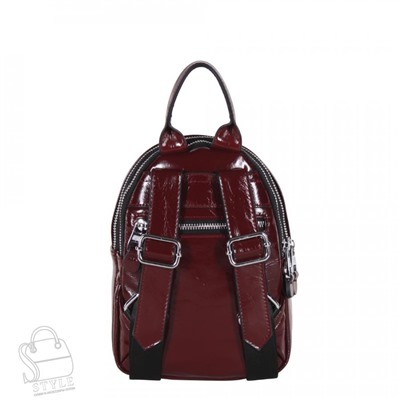 Рюкзак женский кожаный 39037VG wine red Vitelli Grassi