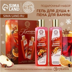 Подарочный набор «Пряное наслаждение»: гель для душа и пена для ванны, 2×250 мл, URAL LAB