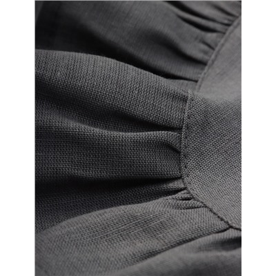 Набор салфеток «Этель», 36×36 см - 2 шт., серый, лён 48%, хлопок 52%, 206 г/м²