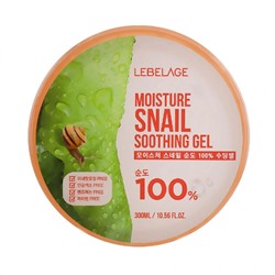Lebelage Увлажняющий гель для лица и тела с муцином улитки / Moisture Snail 100% Soothing Gel, 300 мл 18379