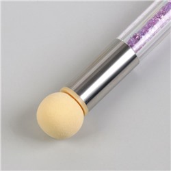 Сменные спонжи для маникюра, набор 10 шт., d=1.5 см, бежевые