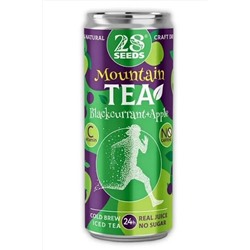 Чай Горный "Чёрная смородина и яблоко" Cold Brew ж/б 330мл ЭКОПРОДУКТЫ, 1136979