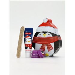 Подарочный набор новогодний Let it Snow, бальзам для губ, крем для рук и пилочка, URAL LAB