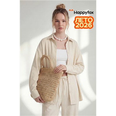 Женская льняная рубашка Happyfox
