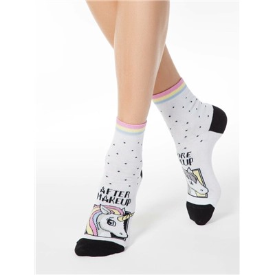 Классические CONTE ELEGANT HAPPY (3 пары в коробке) Хлопковые носки