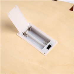 Светодиодная фигура «Дед Мороз» 29.5×45×7 см, дерево, батарейки AAAх2 (не в комплекте), свечение тёплое белое