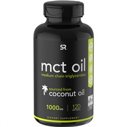 Sports Research, масло MCT, 1000 мг, 120 капсул
