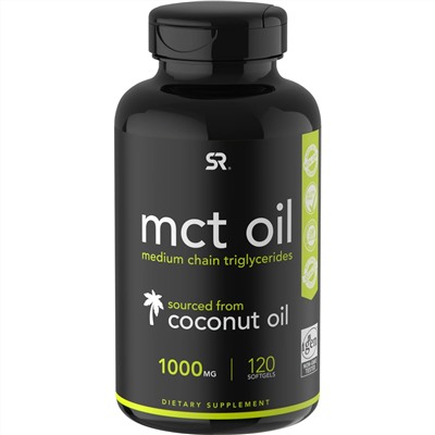 Sports Research, масло MCT, 1000 мг, 120 капсул