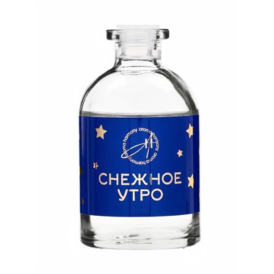 Новогодний ароматический диффузор «Снежное утро», с открыткой и палочками, для дома, 50 мл