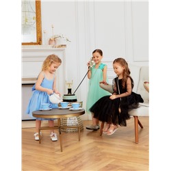 Платье нарядное для девочки MINAKU: PartyDress, рост 104-110 см, чёрное