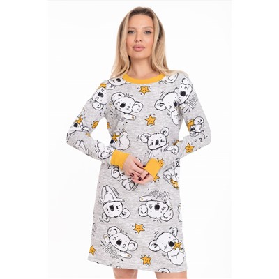 Сорочка с длинным рукавом начес М325413сж