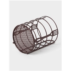 Сушилка для столовых приборов Доляна, 17.5×11×11 см, коричневая