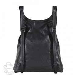 Рюкзак женский кожаный 9021VG black Vitelli Grassi