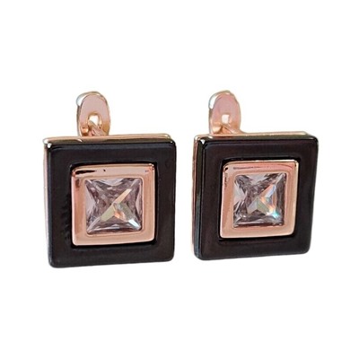 Серьги с керамикой