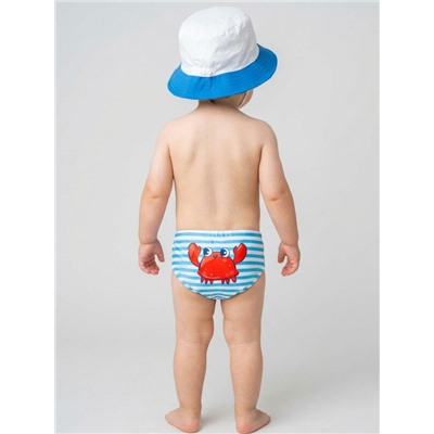 Комплект детский для мальчиков: плавки трикотажные, панама текстильная