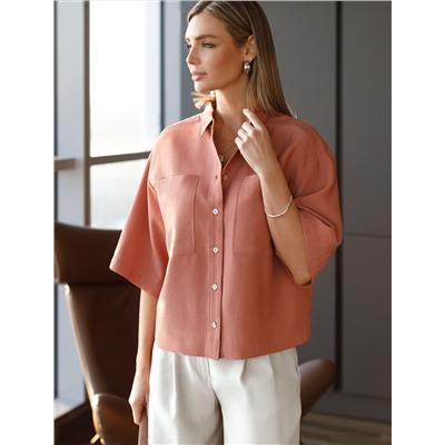 Блузка из плотного лиоцелла