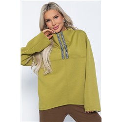 Свитшот Сати (лайм) Б12552-7