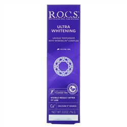 R.O.C.S., ультраотбеливающая зубная паста, 94 г (3,3 унции)