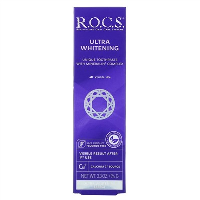 R.O.C.S., ультраотбеливающая зубная паста, 94 г (3,3 унции)