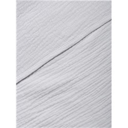 Полотенце - уголок муслиновое «Крошка Я», 75×75 см, хлопок 100%, серо-голубое