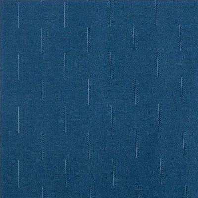 Штора портьерная на люверсах «Этель. Штрихи», синяя, 250×265 см