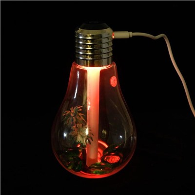 Увлажнитель воздуха Luazon LHU-06, ультразвуковой, 400 мл, 2 Вт, USB, портативный, микс