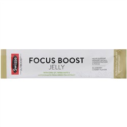 Swisse, Ultiboost, желе для повышения концентрации внимания, со вкусом черники и вишни, 10 стиков, 15 г (0,53 унции) в каждом