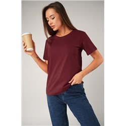 Женская базовая хлопковая футболка Happyfox