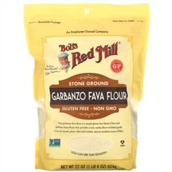 Bob's Red Mill, мука из нута и бобов, 624 г (22 унции)