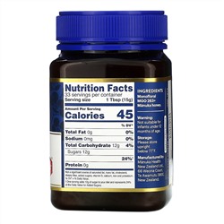 Manuka Health, Мед манука, метилглиоксаль 263+, 500 г (1,1 фунта)