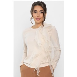 Блуза Риана (бежевая) Б14225-5М